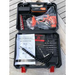 New 21 Volts Cordless Combi Drill Worklight Power Tool Set Electric Screwdriver Portable Builder DIY