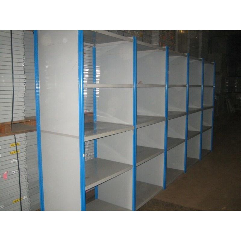 45 bays of dexion impex industrial shelving ( storage , pallet racking )