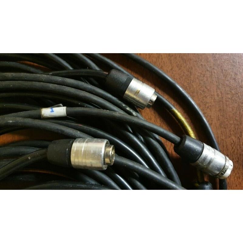 4 x Lighting Control Cables - Bleecon Connectors. Suit Tempus Dimmers.
