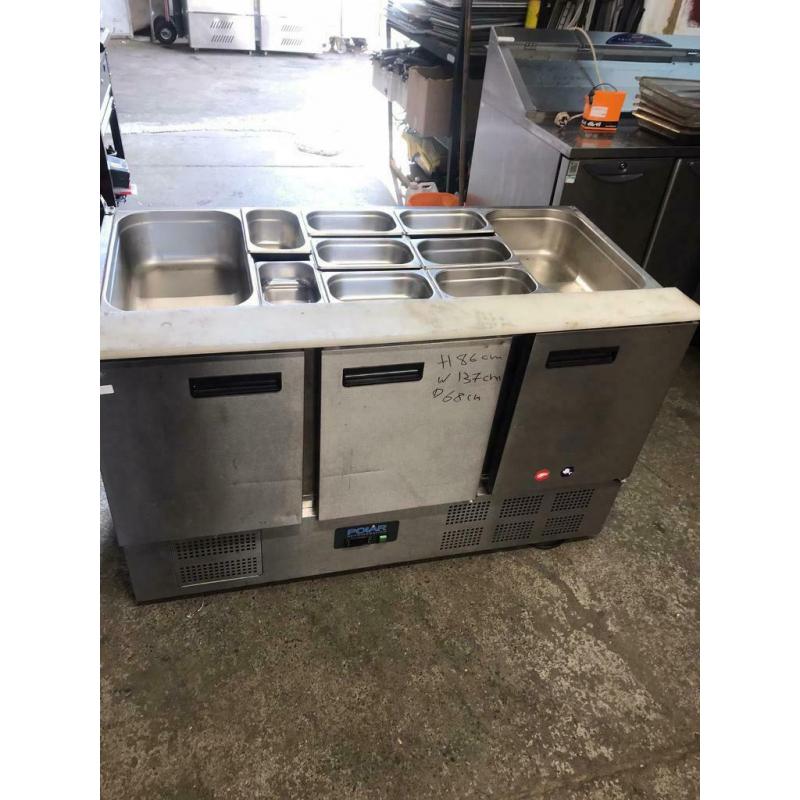 Commercial bench counter pizza fridge for shop cafe restaurant takeaway jshhsgs