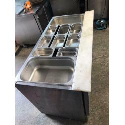 Commercial bench counter pizza fridge for shop cafe restaurant takeaway jshhsgs