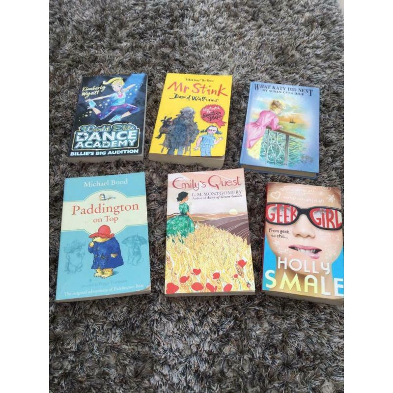 6 lovely books including Paddington. Will sell separately