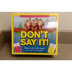 Don't say it game