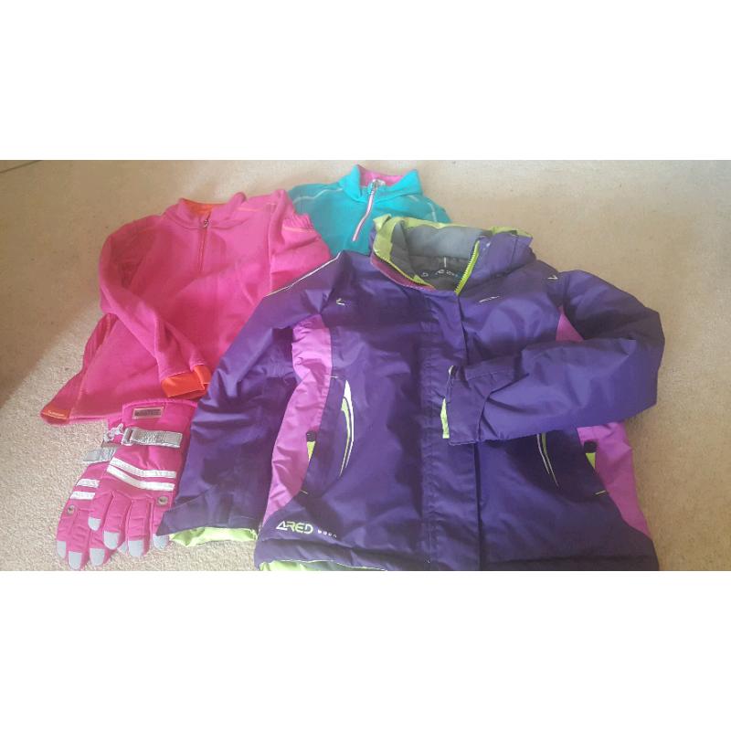 Girls winter ski clothes bundle