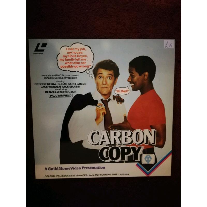 Carbon Copy Laser Disc.