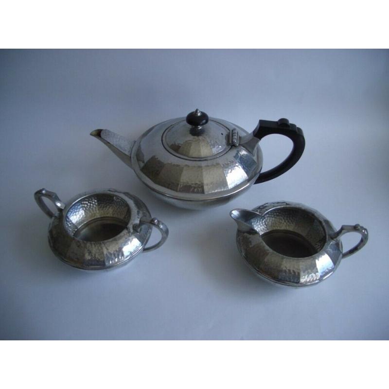 Collectable Pewter Tea Set