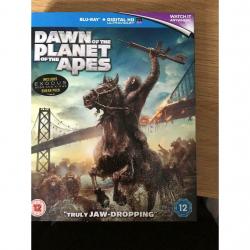 Blue Ray Dawn of The Planet of the Apes dvd excellent condition