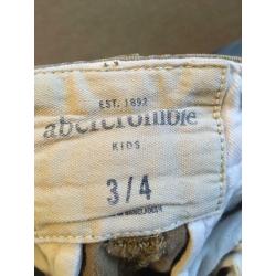 Abercrombie and Fitch boys trousers aged 3-4