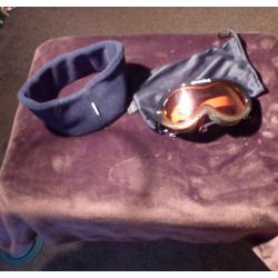 ONE PAIR OF BOLLE SKI GOGGLES (IN ORIGINAL BAG) + HEAD BAND ?15