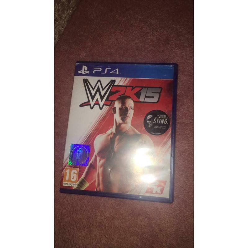 PS4 wwe games