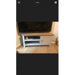 Bromley grey TV stand