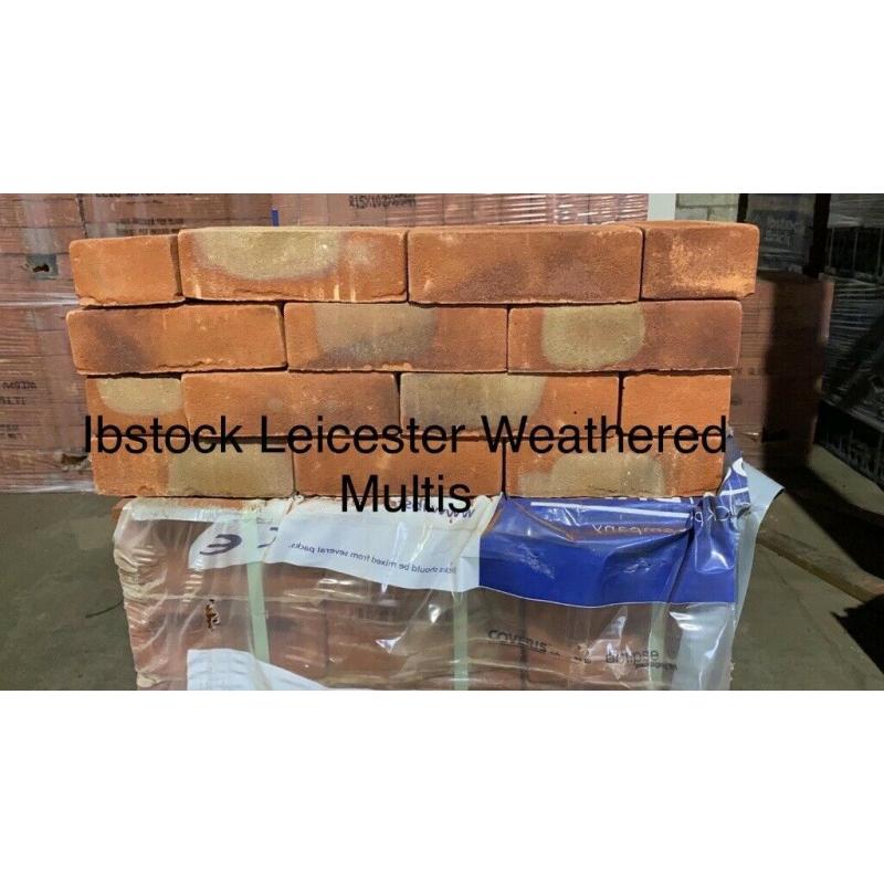 65m Ibstock Leicester Weathered Multi Bricks @ ?180 Per Pack. Multiple packs available