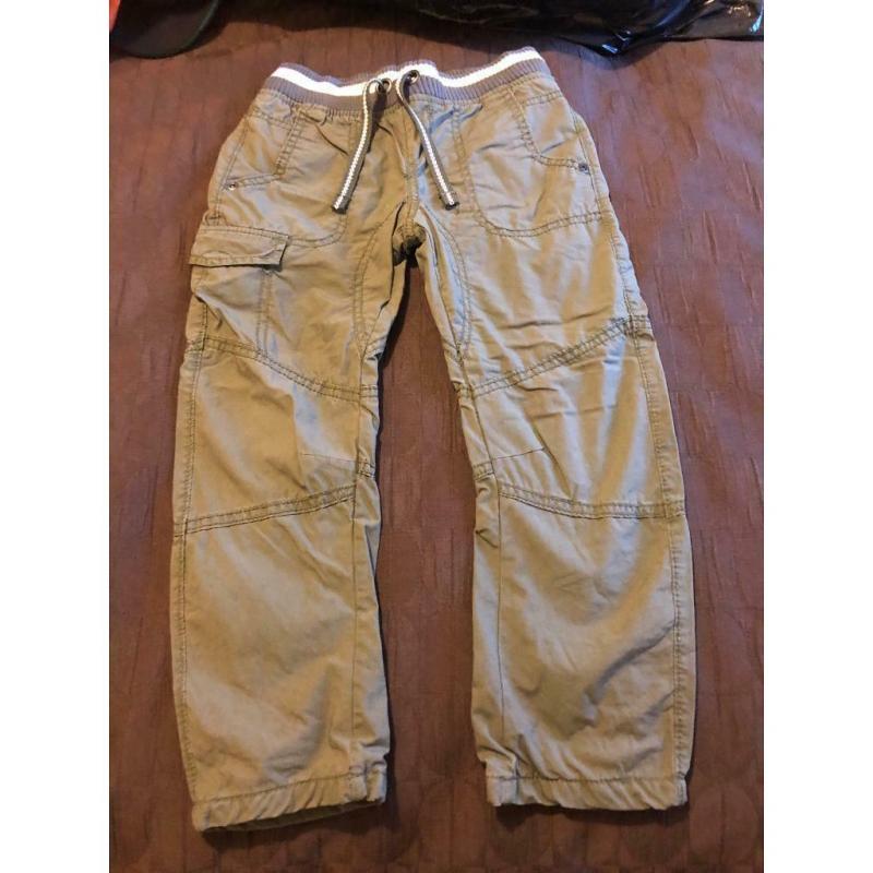 Boys lined trousers age 4-5 M&S as new