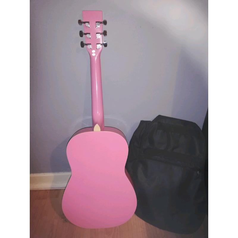 Pink guitar