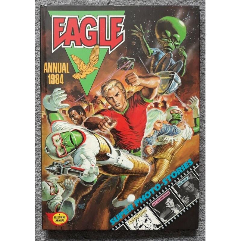 Eagle Comic bundle of 120+ magazines from issue 1 1982-1984 plus gift and annual