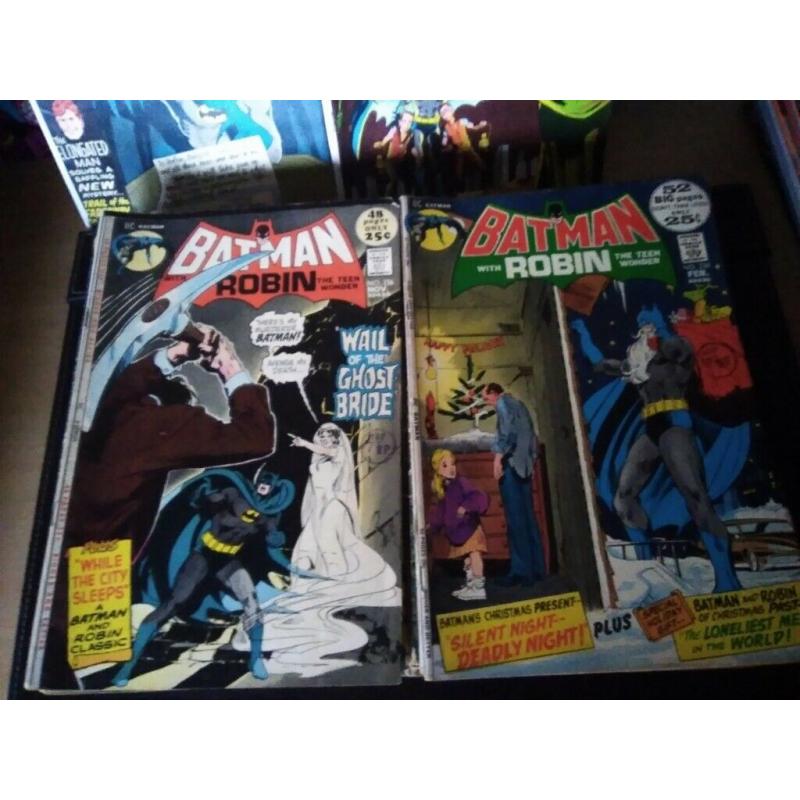 Bargain 200+ Silver/Bronze Age Batman comics for sale! Batman