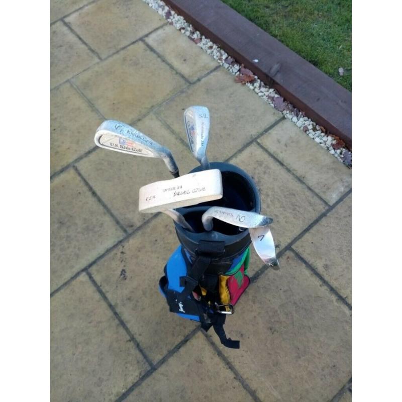 Junior/childs golf clubs with bag
