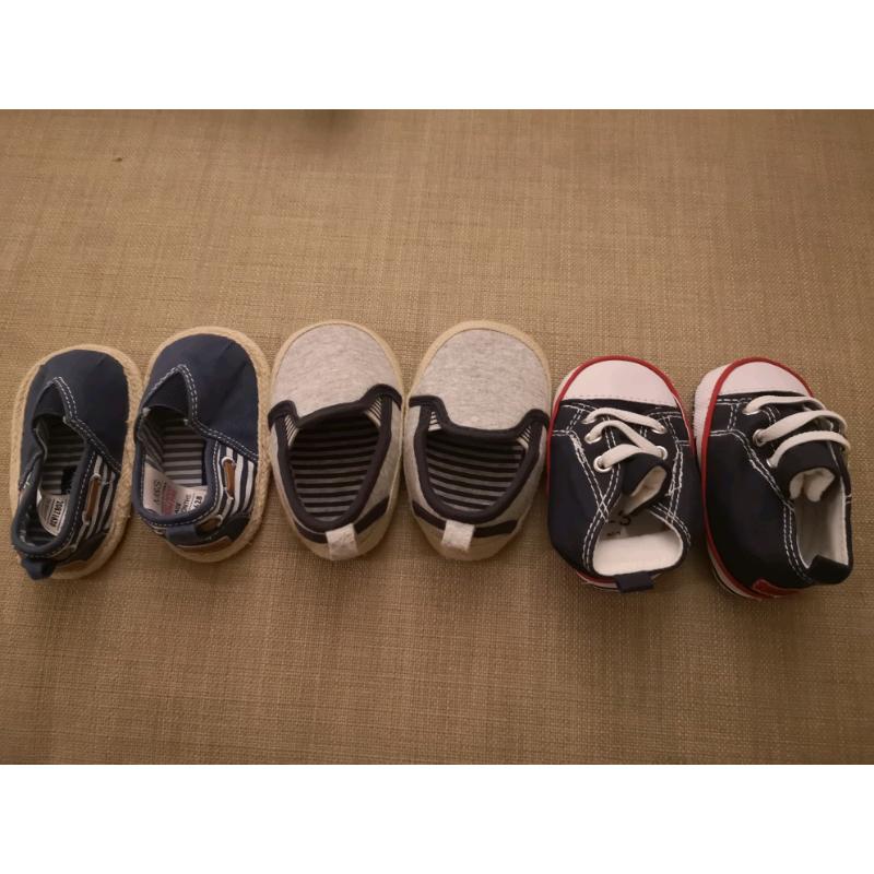0-3 month boy shoes bundle